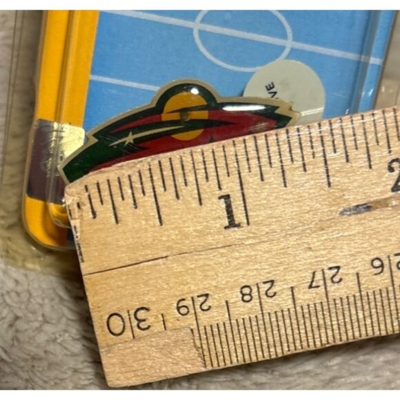 Minnesota Wild NHL Flashing Team Logo Pin 1.5" Officially Licensed SC Christmas - Picture 5 of 5